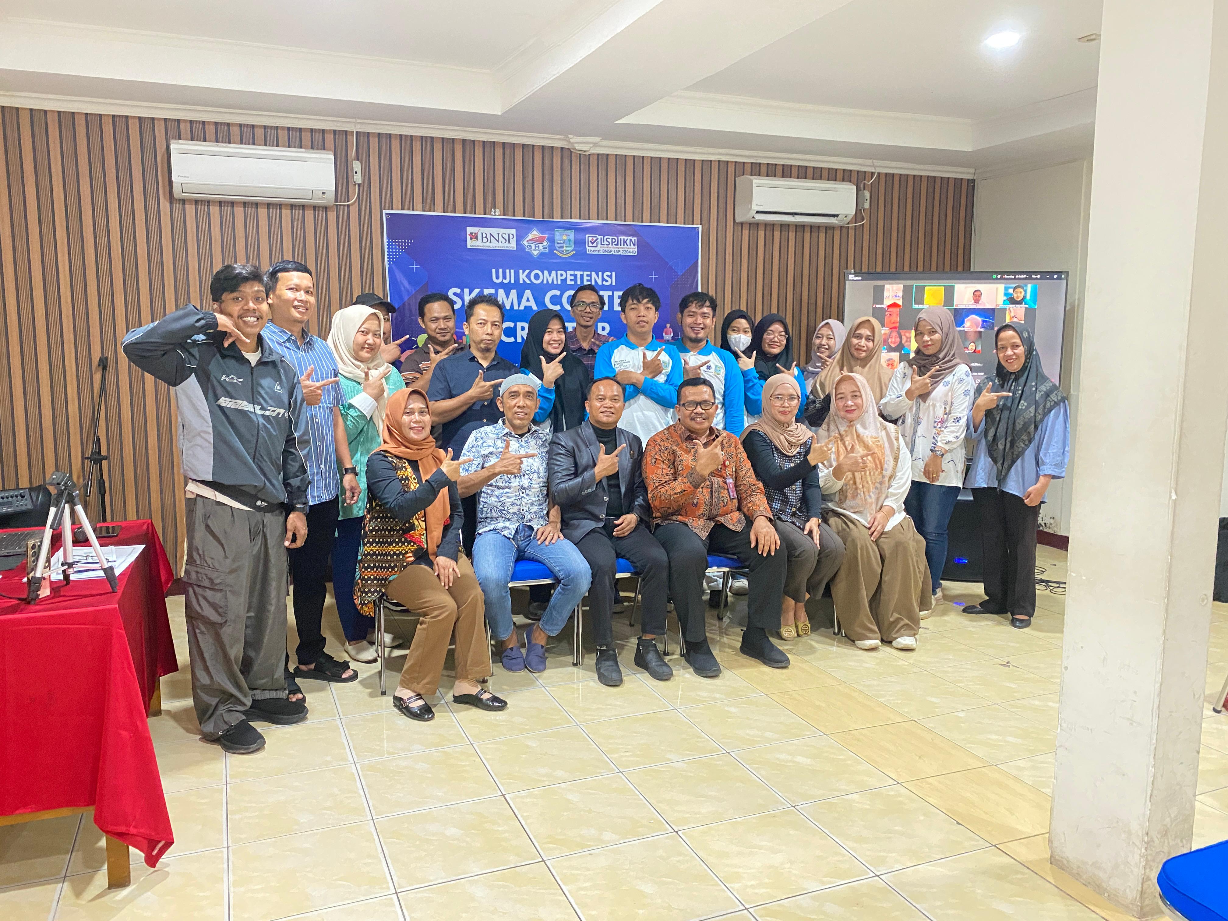 Membuka Kegiatan UJI KOMPETENSI SKEMA CONTENT CREATOR